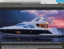 Tablet Screenshot of integritymarinecorp.com